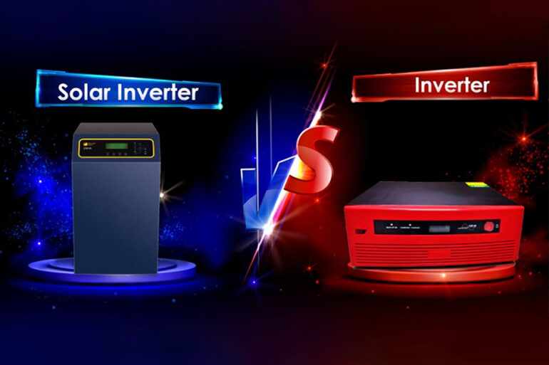 difference between a solar inverter and a normal inverter
