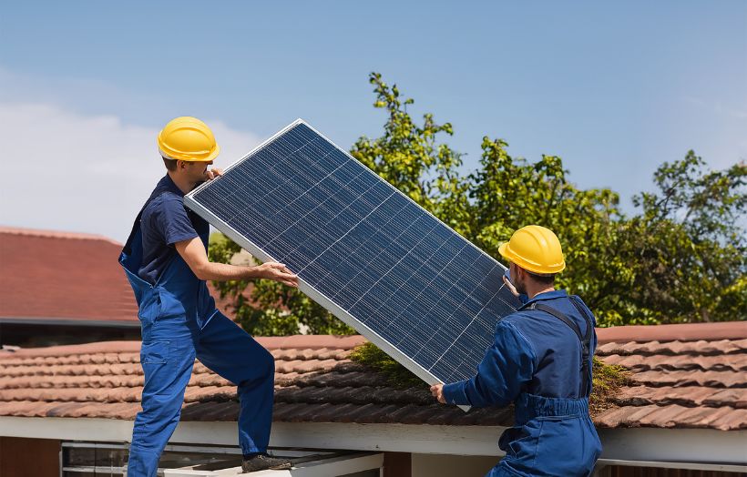 how does solar panel installation work