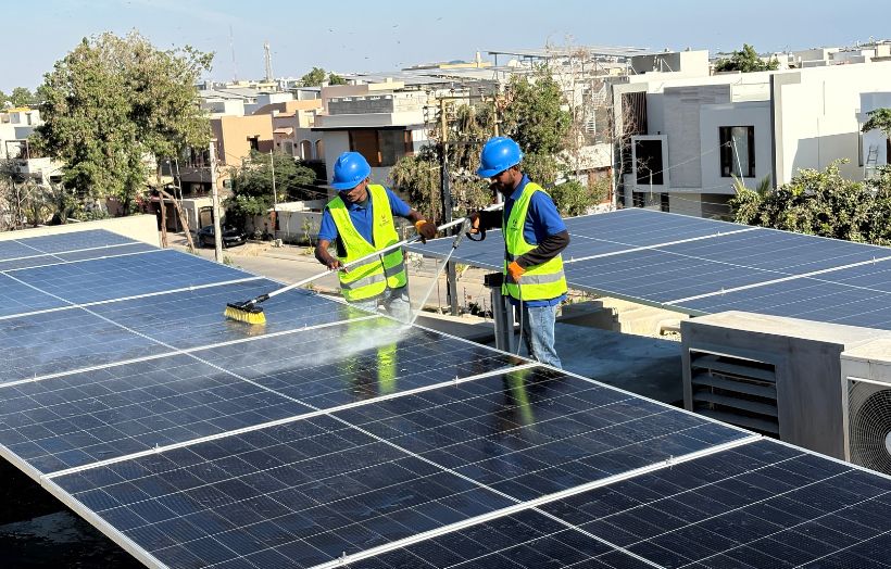 professional solar cleaning services
