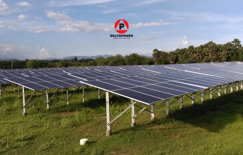 ground mounted solar panels installation