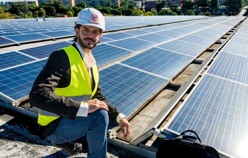 solar system installation