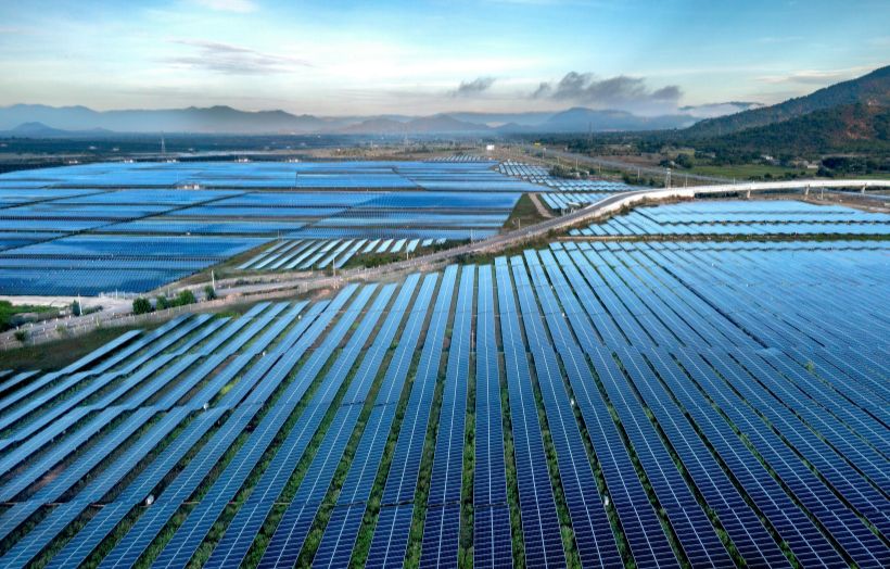 industrial solar installation